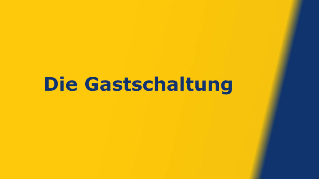 Was ist eine Gastschaltung im Livestream?